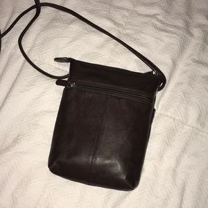 Leather cross body